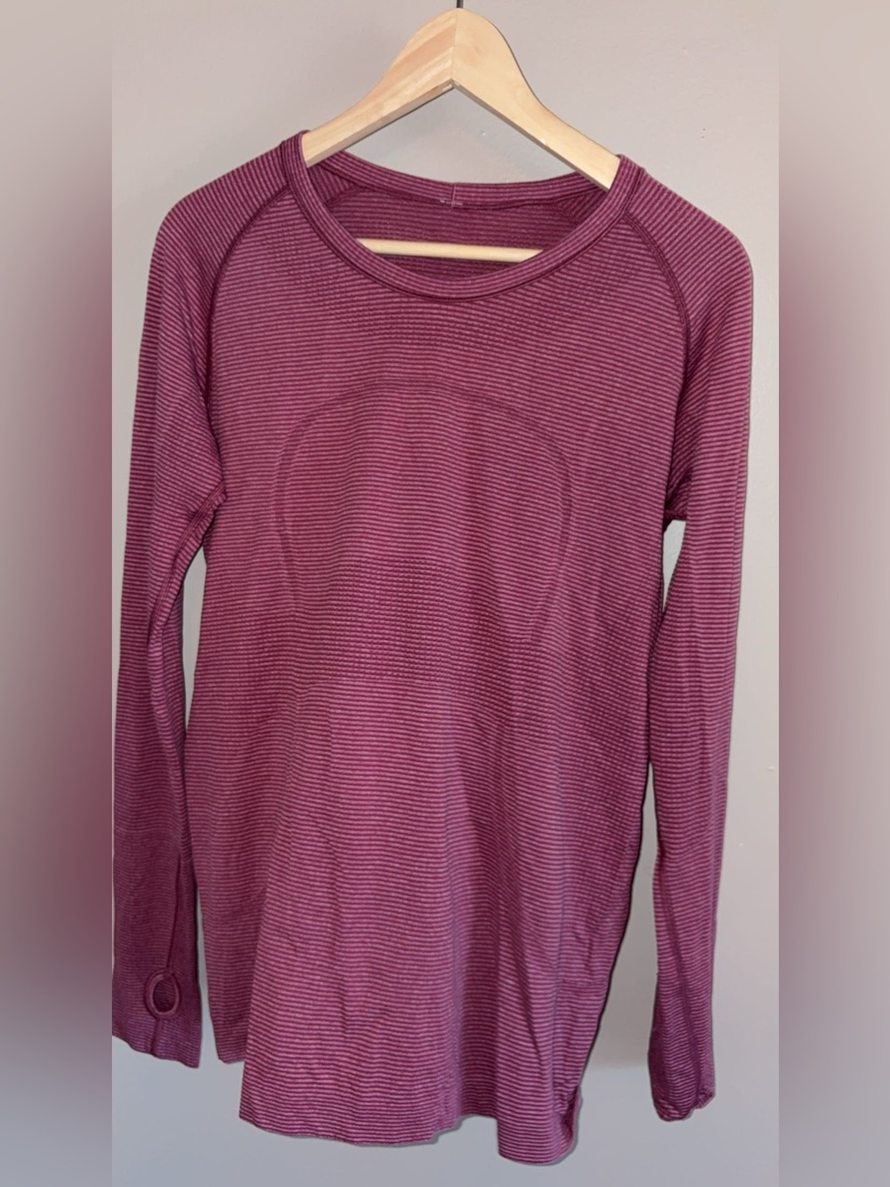 Lululemon Magenta Long Sleeve Shirt